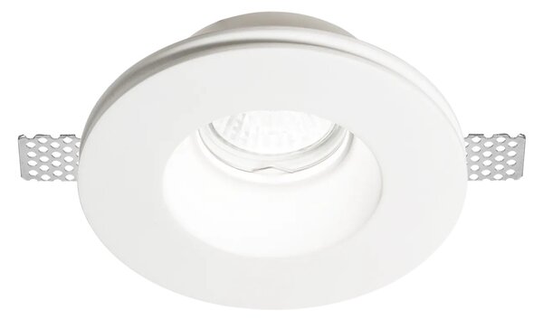 Ideal lux ® Гипсова луничка | SAMBA FI D75 ROUND | GU10 max 1 x 35W | IP20 - 150130