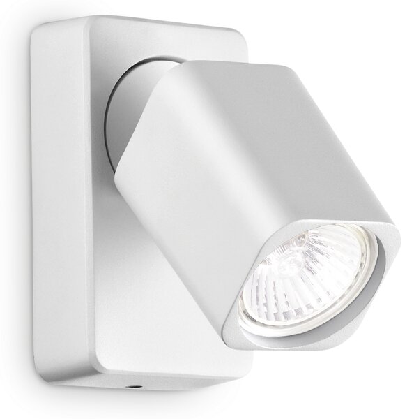 Ideal lux ® Спот | RUDY AP1 SQUARE BIANCO | GU10 max 1 x 35W | IP20 - 294766