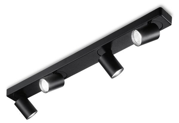 Ideal lux ® Спот | RUDY PL4 ROUND NERO | GU10 max 4 x 35W | IP20 - 229072