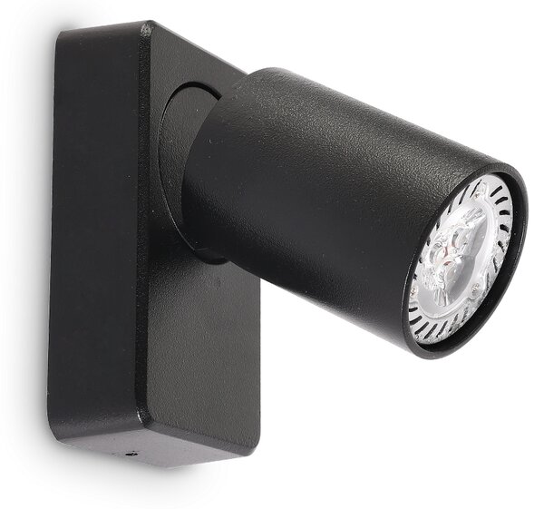 Ideal lux ® Спот | RUDY AP1 ROUND NERO | GU10 max 1 x 35W | IP20 - 229010