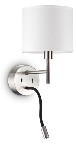 Ideal lux ® Аплик | SET UP MAP2 NICKEL | max 1 x 42W / 3W | IP20 - 259833