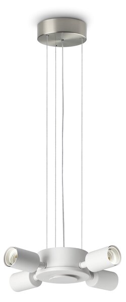 Ideal lux ® Полилей | SET UP MSP4 NICKEL | E27 max4 x 42W | IP20 - 348247