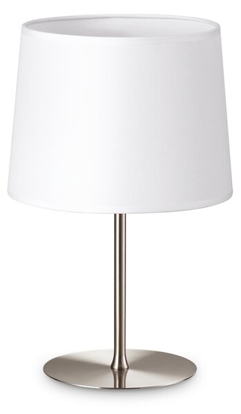 Ideal lux ® Настолна лампа | SET UP MTL1 SMALL NICKEL | E27 max1 x 42W | IP20 - 259895