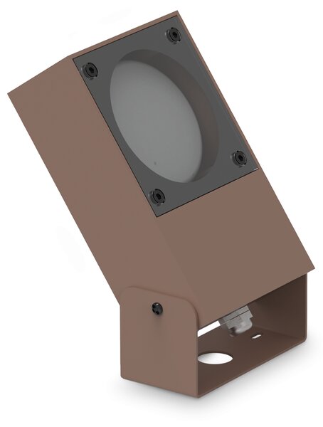 Ideal lux ® Градински прожектор | SIRIO PR1 COFFEE | GX53 max 1 x 9W | IP65 - 345635