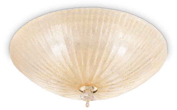 Ideal lux ® Плафон | SHELL PL3 AMBRA | E27 max 3 x 60W | IP20 - 140179