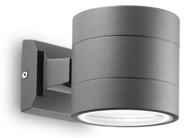 Ideal lux ® Аплик | SNIF AP1 ROUND ANTRACITE | G9 max 1 x 40W | IP54 - 061467