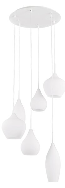 Ideal lux ® Полилей | SOFT SP6 BIANCO | E14 max 6 x 40W | IP20 - 087818