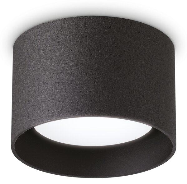 Ideal lux ® Плафон | SPIKE PL1 ROUND NERO | GX53 max 1 x 15W | IP20 - 278704