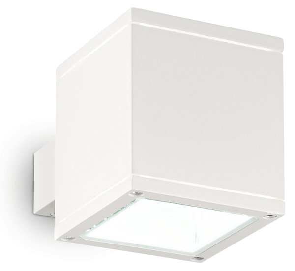 Ideal lux ® Аплик | SNIF AP1 SQUARE BIANCO | G9 max 1 x 40W | IP44 - 144276