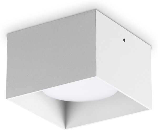 Ideal lux ® Плафон | SPIKE PL1 SQUARE BIANCO | GX53 max 1 x 15W | IP20 - 317489