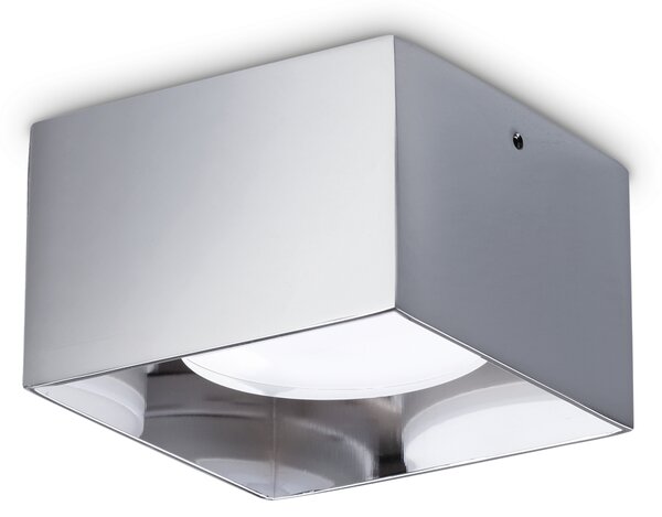Ideal lux ® Плафон | SPIKE PL1 SQUARE CROMO | GX53 max 1 x 15W | IP20 - 328799