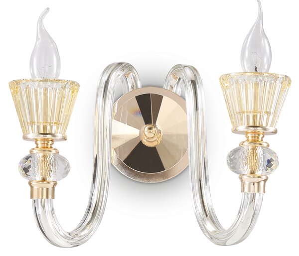 Ideal lux ® Аплик | STRAUSS AP2 | E14 max 2 x 40W | IP20 - 140599