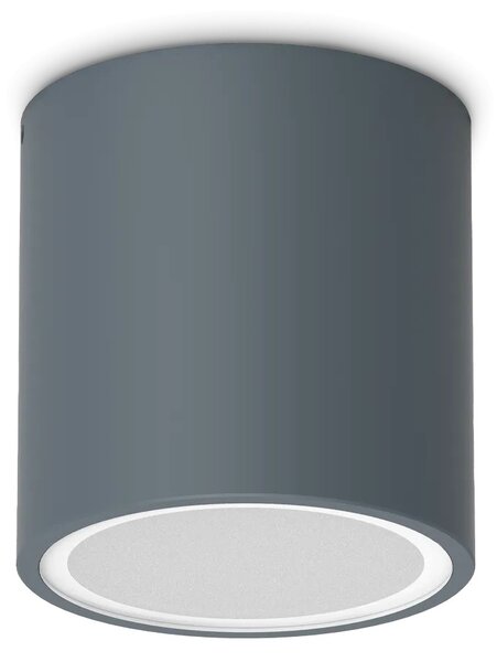 Ideal lux ® Спот | TECHO PL1 D09 ROUND ANTRACITE | GU10 max 1 x 20W | IP54 - 318110