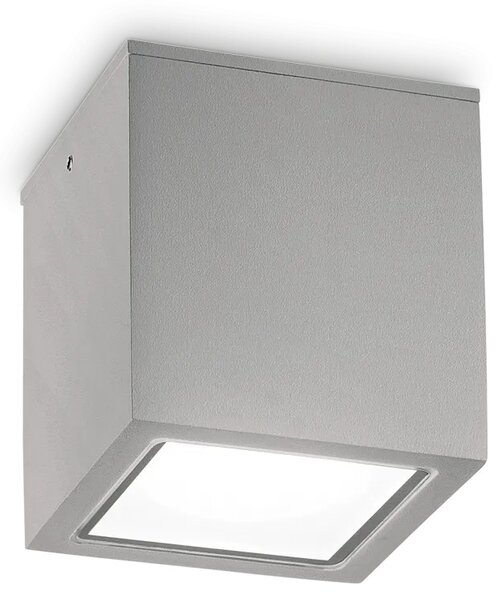 Ideal lux ® Спот | TECHO PL1 D09 SQUARE GRIGIO | GU10 max 1 x 20W | IP54 - 326894