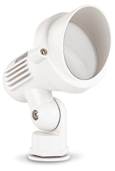 Ideal lux ® Градински прожектор | TERRA PR1 SMALL BIANCO | GU10 max 1 x 28W | IP65 - 106205