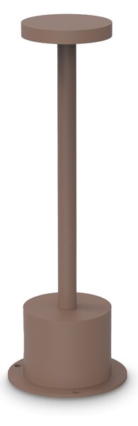 Ideal lux ® Външна лампа на батерия | TOFFEE PT D080 H025 COFFEE | LED 8W | IP65 - 347752