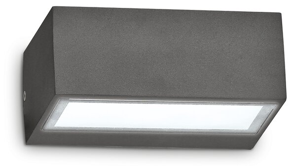Ideal lux ® Аплик | TWIN AP1 ANTRACITE | G9 max 1 x 28W | IP44 - 115368