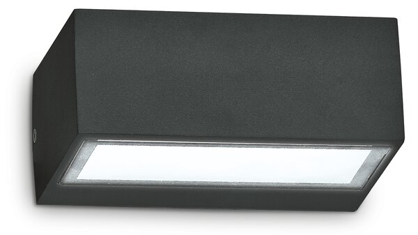 Ideal lux ® Аплик | TWIN AP1 NERO | G9 max 1 x 28W | IP44 - 115375