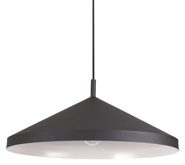 Ideal lux ® Пендел | YURTA SP1 D50 NERO | E27 max 1 x 60W | IP20 - 281582