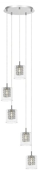Rabalux Duchess Висящи осветителни тела IP20 G9 5x MAX 40W K 3117