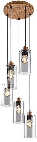 Rabalux Tanno Висящи осветителни тела IP20 E27 5x MAX 25W K 72125