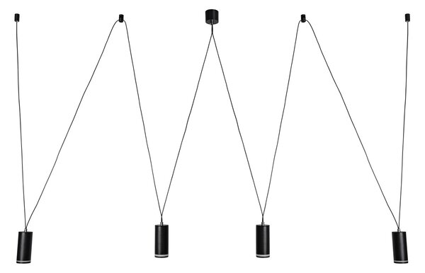 Rabalux Senobia Висящи осветителни тела IP20 GU10 4X MAX 5W K 73038