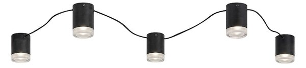 Rabalux Looplab Таванно осветление (плафони) IP20 G9 5x MAX 28W K 71295