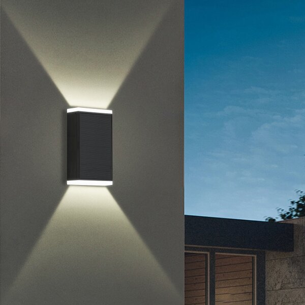 Brilagi - LED соларен стенен фенер SUN GUARD LED/2W/3,7V 2000 mAh IP45