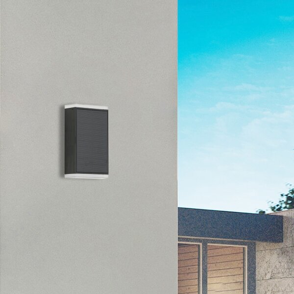 Brilagi - LED соларен стенен фенер SUN GUARD LED/2W/3,7V 2000 mAh IP45