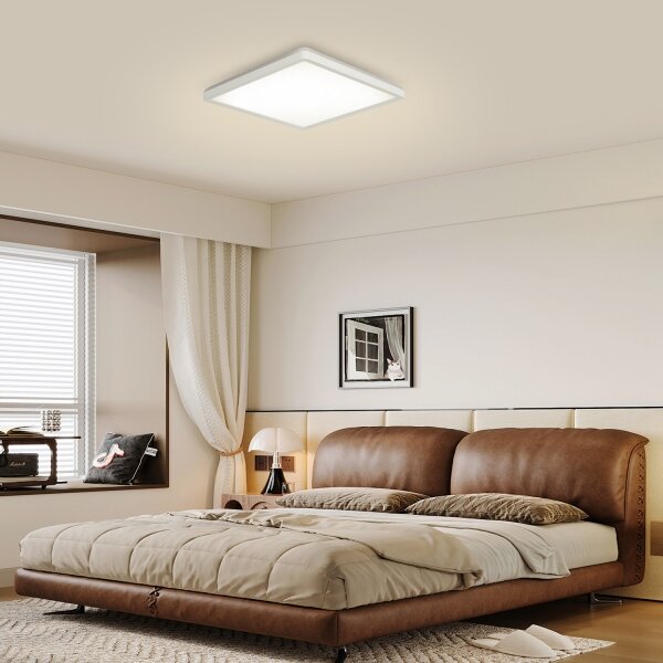 Brilagi - LED Лампа за баня ULTRA SLIM LED/24W/230V 42x42 см бял IP54
