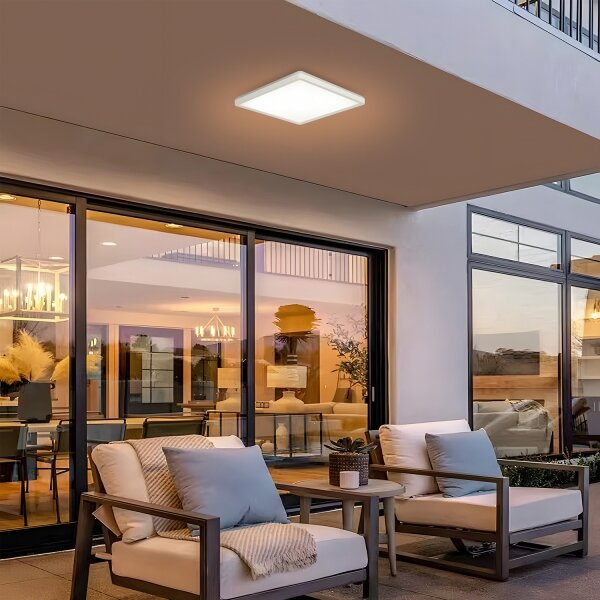 Brilagi - LED Лампа за баня ULTRA SLIM LED/18W/230V 30x30 см бял IP54