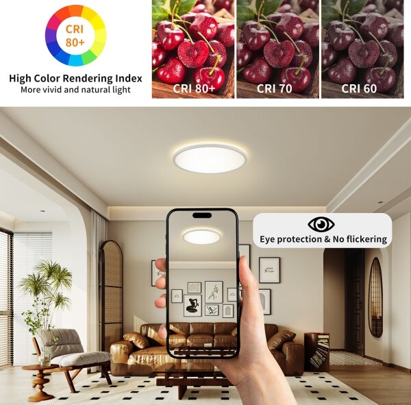 Brilagi - LED Лампа за баня ULTRA SLIM LED/24W/230V Ø 42 см бял IP54