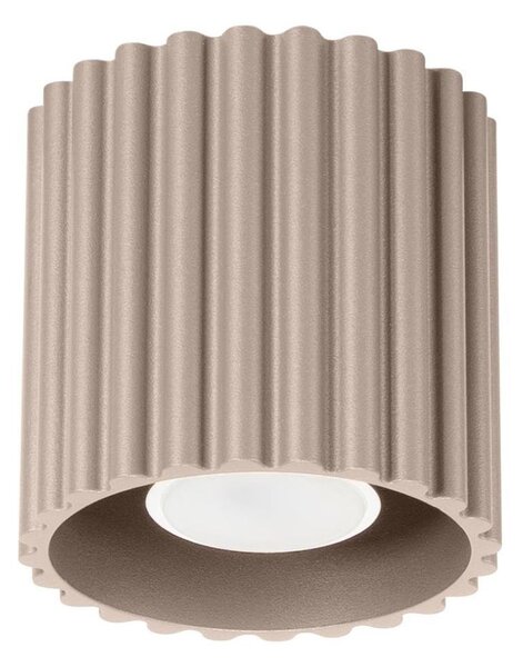Sollux SL.1814 - Спот осветително тяло AURA 1xGU10/10W/230V 10 см таупе
