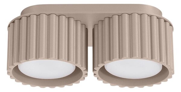 Sollux SL.1818 - Точково осветително тяло AURA 2xGX53/10W/230V, цвят таупе