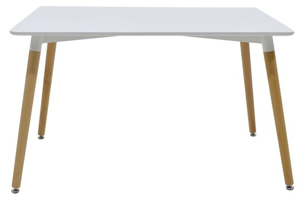Set masa si scaune dining, 5 buc, Julita Natali, Gri, 120x80x76 cm