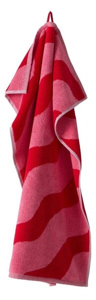 Червена/розова памучна кърпа 50x70 cm Waves – Jotex