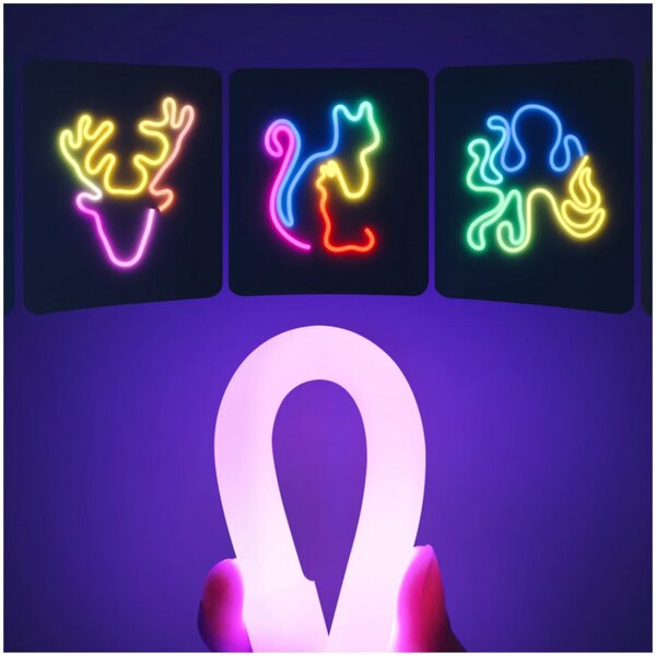 Smart LED лента Govee Neon Rope Light 2 RGBIC H61D5301, 48W, 5 m, 173 lm, Bluetooth, Wi-Fi, Matter, Таймер, Самозалепваща, 420 диода, 11 музикални режима, Бял