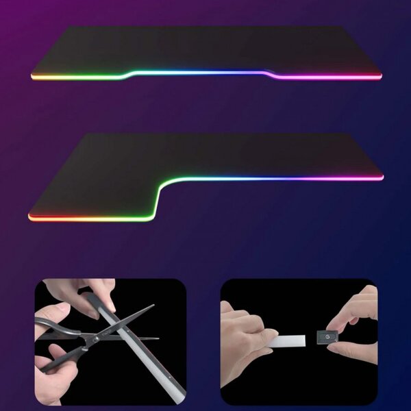 Smart LED лента Govee Neon Rope Lights RGBIC H61C33D1, 36W, 3 м, RGBIC, 2500K, 252 диода, Bluetooth, Wi-Fi, Черен