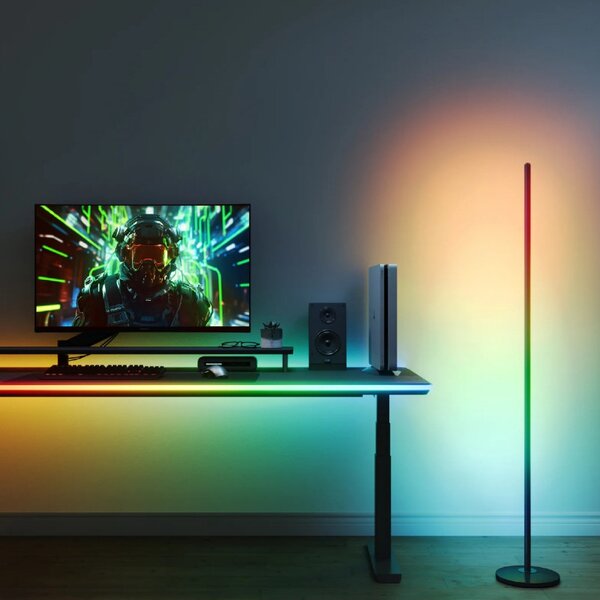 Smart LED лента Govee Neon Rope Lights RGBIC H61C33D1, 36W, 3 м, RGBIC, 2500K, 252 диода, Bluetooth, Wi-Fi, Черен