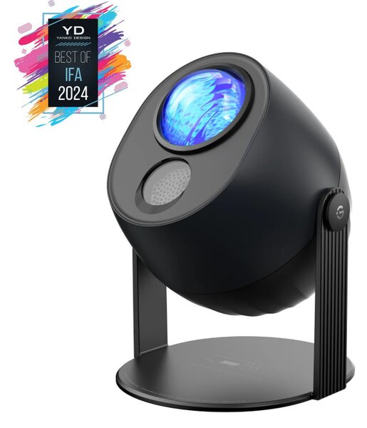 Smart лампа тип проектор за звезди Govee Star Light Projector H6093, 12W, RGBW, Гласово управление, Wi-Fi, Bluetooth, Черен