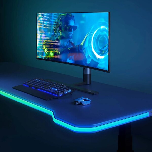 Smart LED лента Govee Neon Rope Lights RGBIC H61C33D1, 36W, 3 м, RGBIC, 2500K, 252 диода, Bluetooth, Wi-Fi, Черен