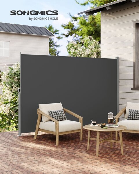 Странична тента Songmics Сива 180x350 см