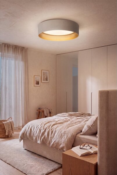 BRILAGI-LED Димируемо осветително тяло VEL. SM. ST. 36W/230V 3000-6000K пр. 55 см крем./злато WT+DO