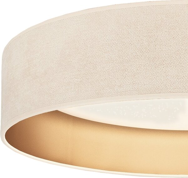 BRILAGI-LED Димируемо осветително тяло VEL. SM. ST. 36W/230V 3000-6000K пр. 55 см крем./злато WT+DO