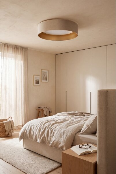BRILAGI-LED Димируемо осветително тяло VEL. SM. ST. 36W/230V 3000-6000K пр. 55 см крем./злато WT+DO