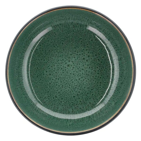 Зелена/черна глинена купичка за рамен 1,2 l Gastro Green/Black – Bitz