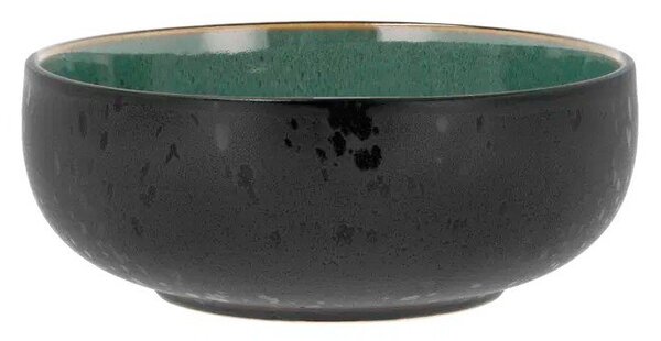 Зелена/черна глинена купичка за рамен 1,2 l Gastro Green/Black – Bitz