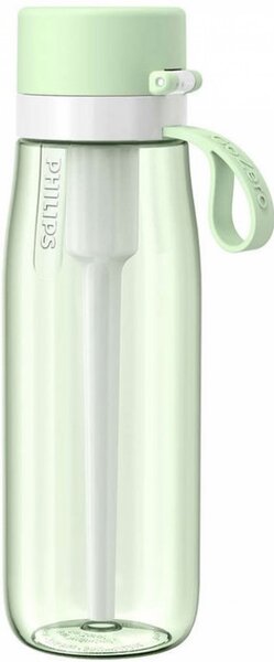 Филтрираща бутилка за вода Philips GoZero Daily AWP2731GNR/58, 660 мл, 5-38°C, Тритан без BPA, AWP285, Зелен