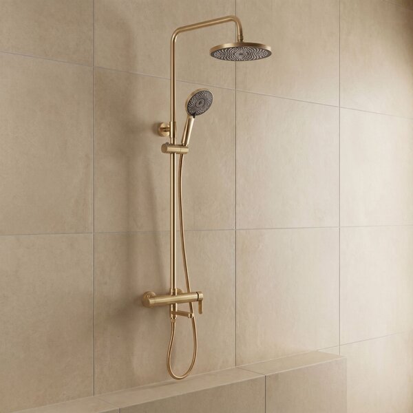 Душ Комплект Rea Arcos brush gold