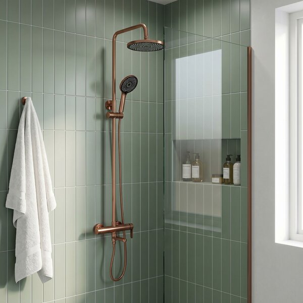 Душ Комплект Rea Arcos brush copper